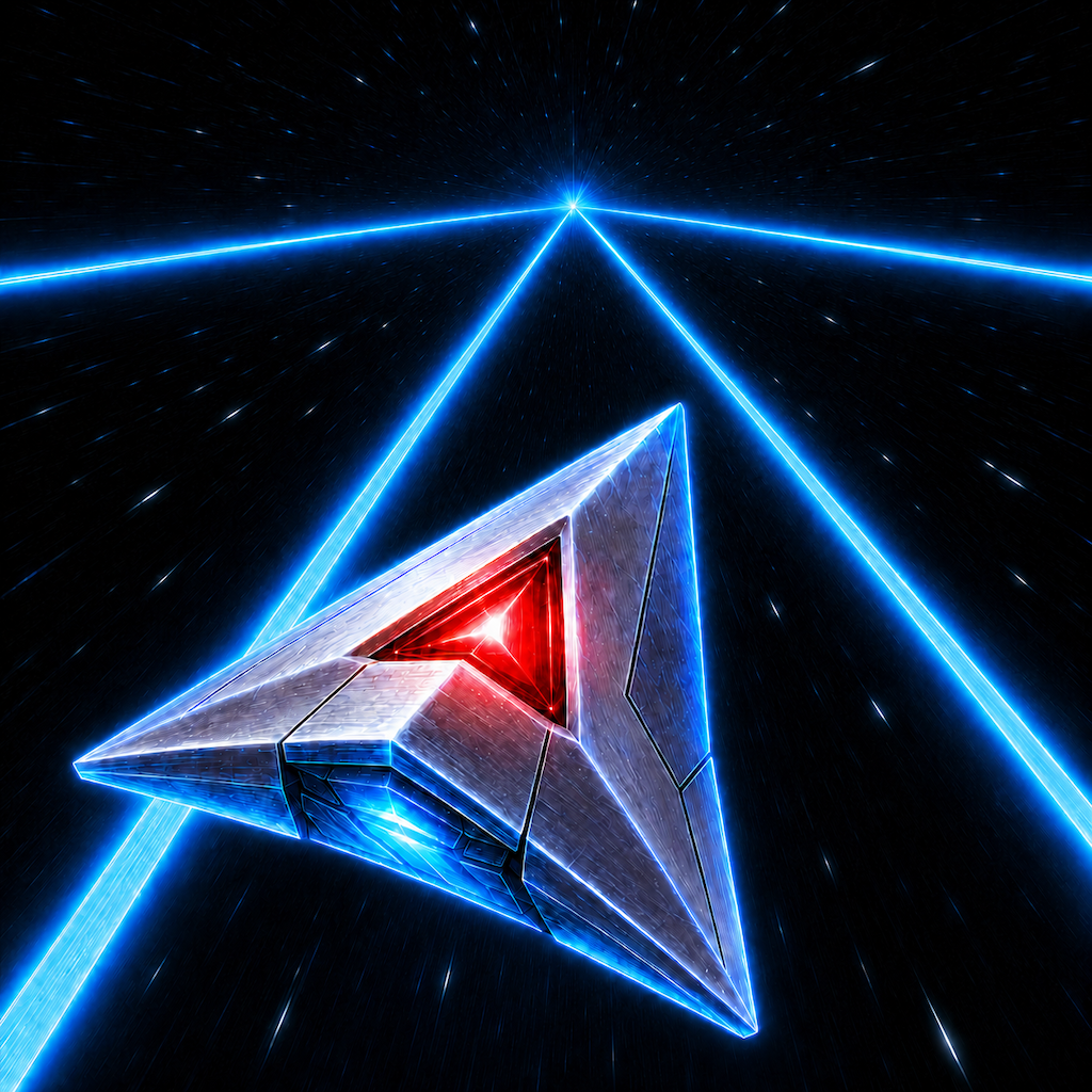 Maelstrom’s triangular spacecraft app icon
